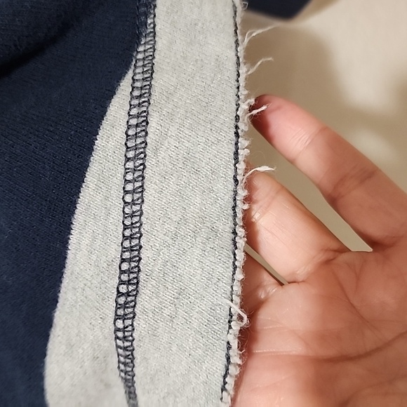 Abercrombie & Fitch Rugby Shirt Long Sleeved Stripes Embroidered Logo size XL - Picture 3 of 7